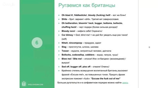 Нецензурная лексика на английском смотреть онлайн