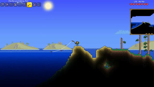 Terraria 1.2.4- Fishing and Angler NPC смотреть онлайн