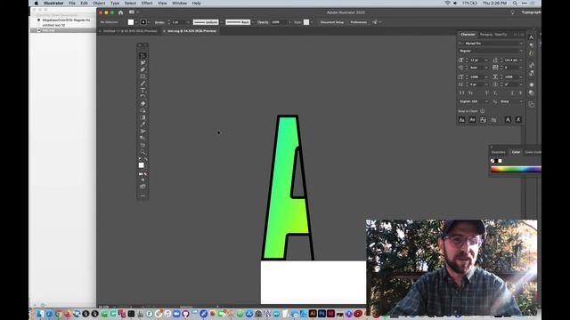 Modifying the color gradients in Megabase OpenType SVG color fonts смотреть онлайн