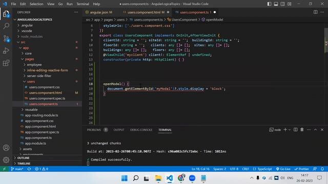 Angular Modal Popup Using Bootstrap | angular tutorial | angular tutorial for beginners | Bootstrap смотреть онлайн