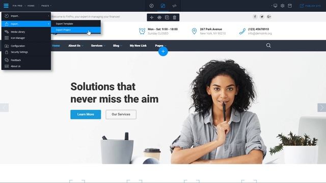 Novi HTML Visual Builder - Publish, Import, Export смотреть онлайн