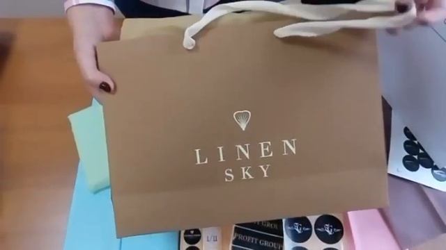 Пакет из дизайнерской бумаги цвета орех! смотреть онлайн