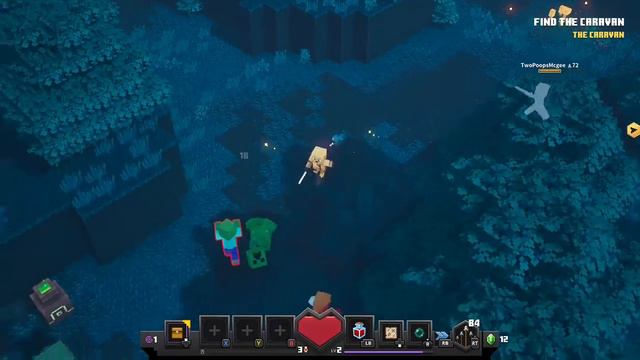 Minecraft Dungeon Playthrough Part 2 CO-OP смотреть онлайн