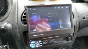 Магнитола 1din с экраном 7 дюймов