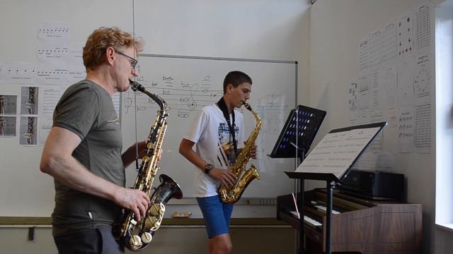 Swingin' the lead by James Rae played by Michael French & Michael Goldwater Feb 2015 смотреть онлайн