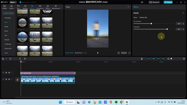 Motion Blur On CapCut PC смотреть онлайн