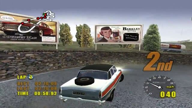 Old game - Classic British Motor Racing ( Race 2 ) смотреть онлайн