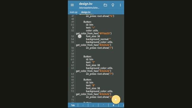 Kivy simple calculator | Python kivy | Code смотреть онлайн