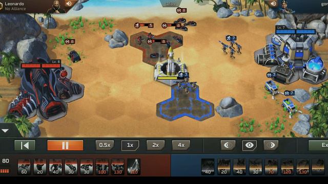 Command & Conquer Rivals - Sand bar battle with same level opponent смотреть онлайн