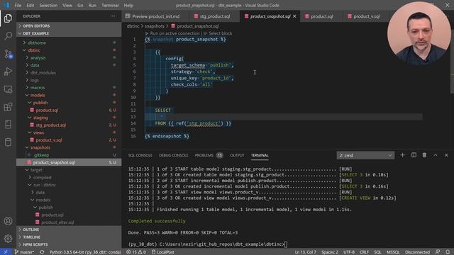 dbt: Snapshot and Incrementals смотреть онлайн