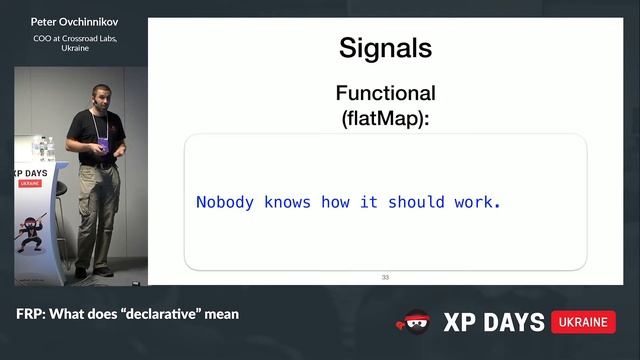 FRP: What does “declarative” mean (Peter Ovchinnikov, Ukraine) смотреть онлайн