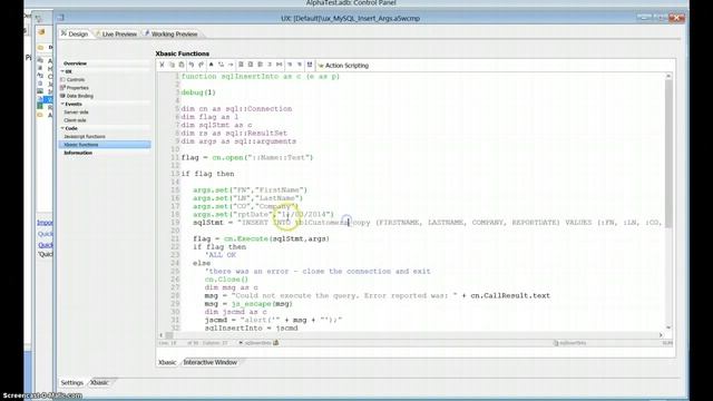 XBasic Help with SQL Errors смотреть онлайн