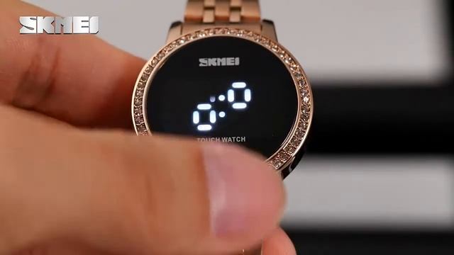 Часы наручные женские SKMEI 1669, светодиодные смотреть онлайн