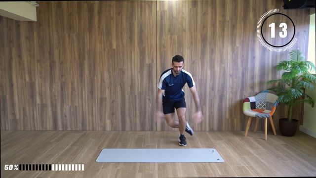 15 MINUTE INTENSE FULL BODY WORKOUT / HIIT / CARDIO / NO MATERIAL / INTENSITY ★★★☆☆ смотреть онлайн