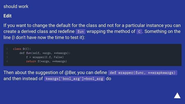 How to mock functions in Python in order to change default keyword arguments смотреть онлайн