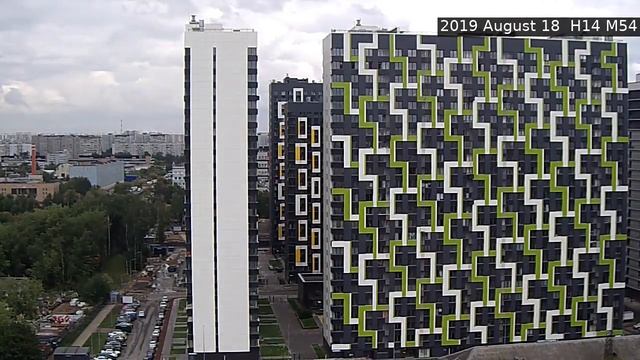 Стройка ЖК Летний сад (2 камера) 18 августа 2019 г смотреть онлайн