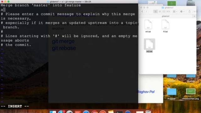 Git & GitHub Tutorial For Beginners - Git and GitHub Tutorial 2021 - git merge vs git rebase- LEC # смотреть онлайн