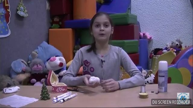 Как сделать снеговика из носка смотреть онлайн