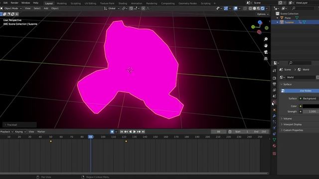 Свечение в Blender 3.2 смотреть онлайн