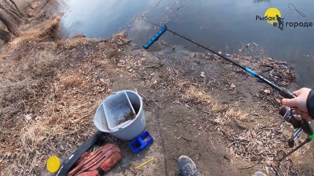 Рыбалка на реке Тула в Новосибирске в начале мая, выезд второй... смотреть онлайн