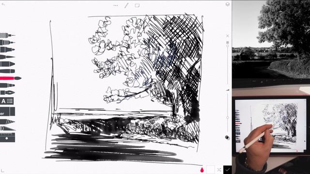 How to sketch fast - My digital sketchbook #44 смотреть онлайн