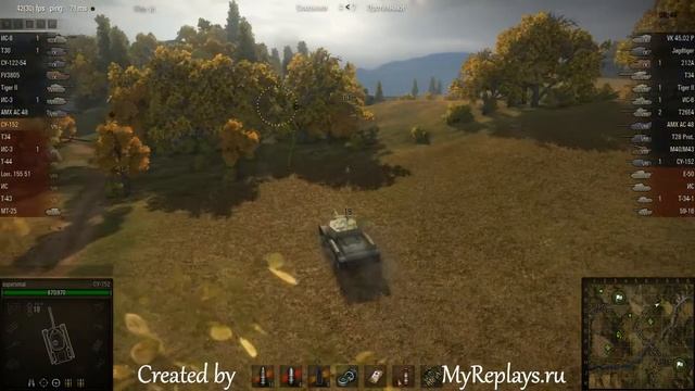 WOT: Redshire - SU-152 - 1 frag смотреть онлайн
