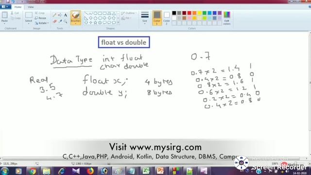 c language float & double what is difference in Hindi смотреть онлайн