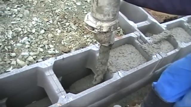 Строительство фундамента из фундаментных блоков смотреть онлайн