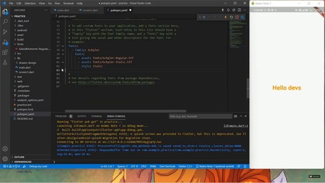 Custom Fonts in flutter | Flutter google fonts. смотреть онлайн