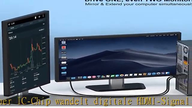 BENFEI Konverter-Kabel 1,8 M, HDMI zu VGA D-SUB 15 Pin M/M Unterstützung Volles 1080P umwandeln Sig смотреть онлайн
