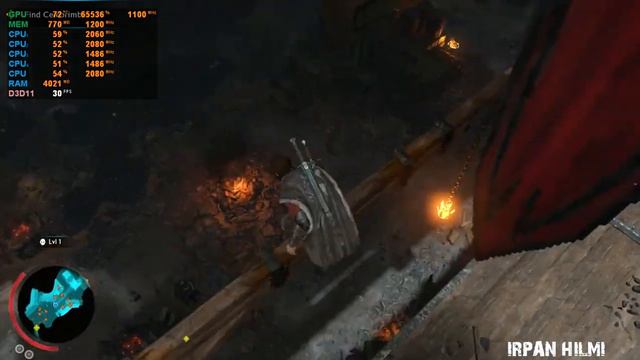 AMD Ryzen 3 2200U Vega 3 - Middle-earth: Shadow of War Definitive Edition - ASUS X505ZA смотреть онлайн