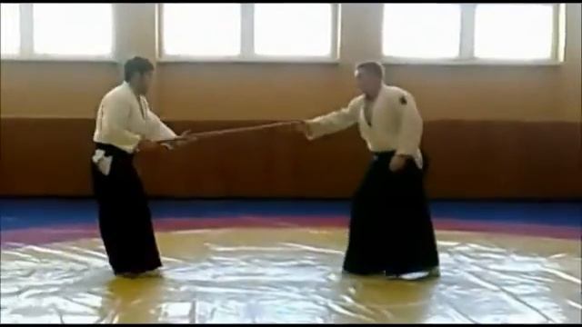 Фрагменты экзамена Виталия Голешева на 4 Дан айкидо смотреть онлайн