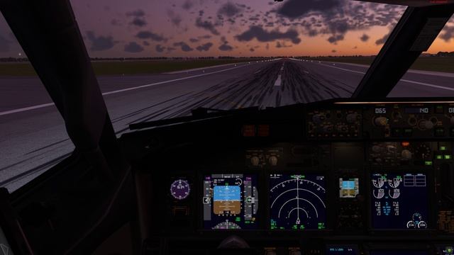 X-plane 12. Boeing 737-800 Zibo. UNOO (Omsk) Landing смотреть онлайн