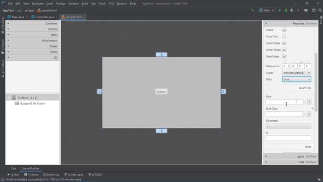 التصميم المباشر JavaFX Intellij IDEA | Scene Builder смотреть онлайн