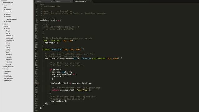 ep5Building a Sails Application: Ep5 - Handling validation errors with a flash message. смотреть онлайн