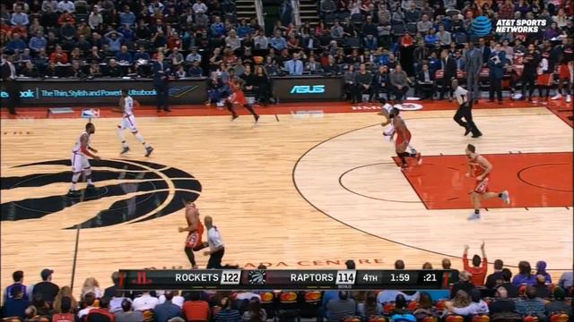 James Harden steps up defensively to close out Raptors смотреть онлайн