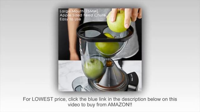 Aicok Juicer Machine Masticating Slow Juicer Extractor Review смотреть онлайн