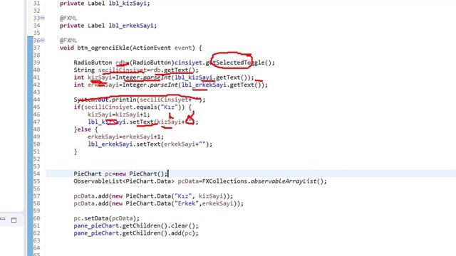 Java FX PieChart Veri Ekleme смотреть онлайн