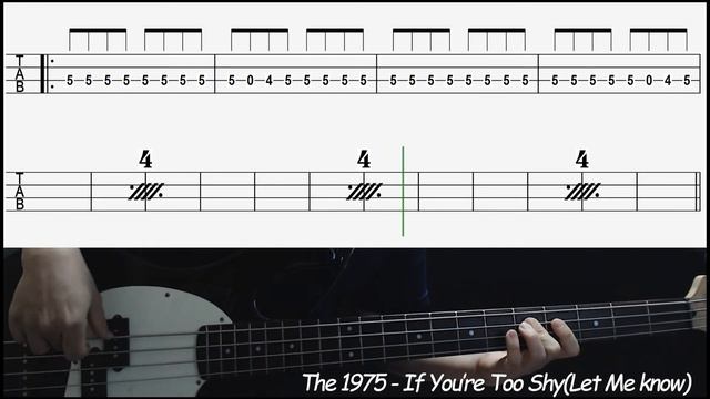(Bassonly)The 1975 - If You're Too Shy(Let Me Know) (Bass cover with tabs 199) смотреть онлайн
