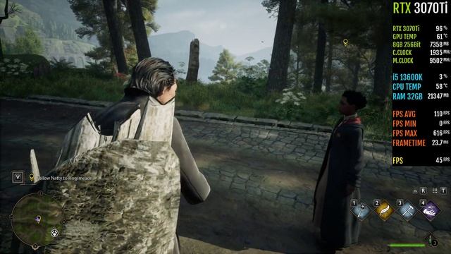 Hogwarts Legacy - RTX 3070 Ti - i5 13600K - DLSS Quality - Ultra Settings - 1080p смотреть онлайн