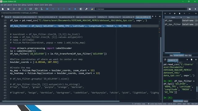 VISUALISASI DATA PADA PETA MENGGUNAKAN FOLIUM (PYTHON) смотреть онлайн