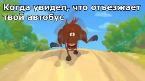 Конь Юлий бежит