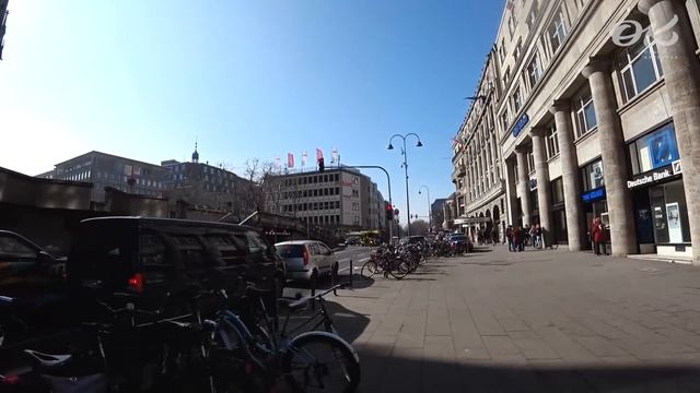 В Кёльн на поезде. Достопримечательности Кёльна. Традиционный Немецкий пивной ресторан. Собор. смотреть онлайн