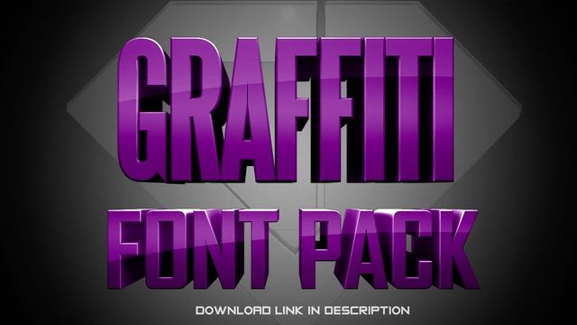 GIVEAWAY - Graffiti Font Pack - by CeeJ Designs. смотреть онлайн