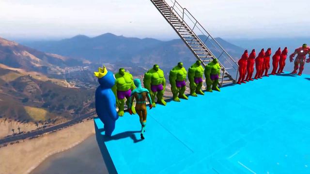 Gta 5 Epic Ragdolls | Spider-Man Vs Feral Banban | Jumps/fails (Euphoria Physics) смотреть онлайн