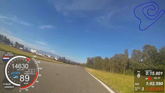 Onboard Sarik Roufs Latina Polini 70 EVO Open 14-05-2017 Manche 2 смотреть онлайн