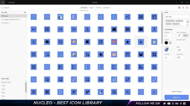 Nucleo - BEST FREE/PAID Icon Library for Designers! [Full Overview] смотреть онлайн