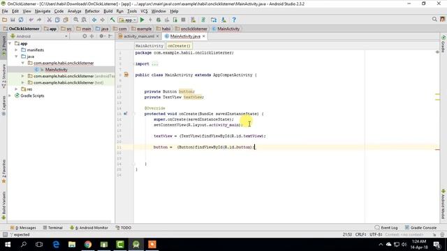 onClickListener and onLongClickListener in Android Studio. смотреть онлайн