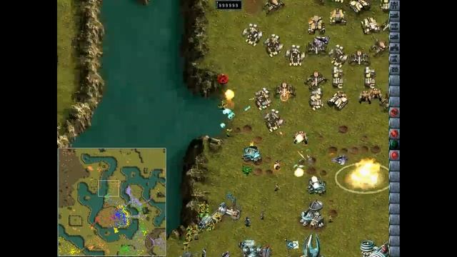 KKnD 2: Krossfire 1vs7 Fast game. secret robotic (Ккнд 2 русская версия, один против всех) GOG смотреть онлайн