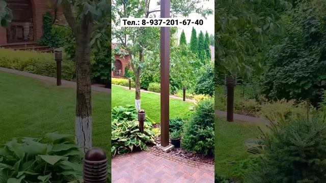 Озеленение участка. Ландшафтный дизайн. смотреть онлайн